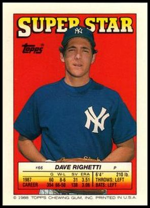 66 Dave Righetti
